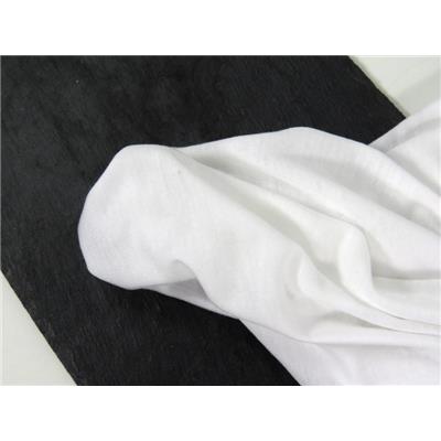 Tissu Jersey léger Micromodal Blanc