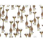 Tissu Jersey Coton / Elasthanne Imprimé Girafe