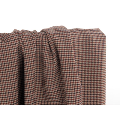 Brown / Chesnut Houndstooth Fabric