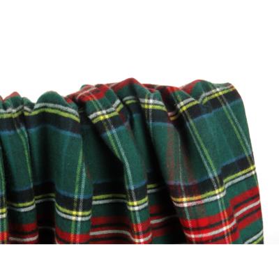 Pine Green Tartan Flannel Fabric