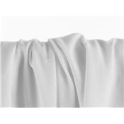 Tissu Maille Jersey Lger Coton BIO GOTS Blanc