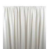 Tissu Maille Jersey 100 % Coton Monogramme E.A. Beige