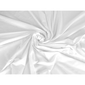 Tissu Maille Jersey 100 % Coton 175 gr / m² Blanc