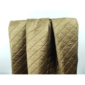 Tissu Matelassé Velours Lise Noisette 