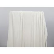Coupon Voile Plissé Ecru 110 cm x 130 cm