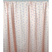 Tissu Popeline 100 % Coton BIO Blue Hearts