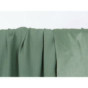 Tissu Crepe Satin 100 % Viscose Vert Amande