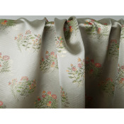 Tissu Satin Jacquard Bouquets de Fleurs 