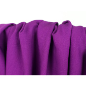 Tissu Toile Look Lin Mélange Viscose EMA Violet
