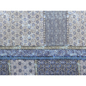 Tissu Voile de Coton Patchwork Azulejos