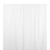 Tissu Voile de Coton Rayures Broderie & Jacquard Blanc