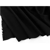 Tissu Gabardine Polyester Noir