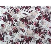 Tissu Crepe Polyester Imprimé Fleurs