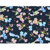 Tissu Jersey VENISE Colibris