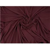 Tissu Maille Jersey Mélange Lyocell / Soie / Cachemire Stretch Prune