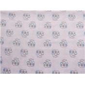 Tissu Voile de Coton Rose Imprimé Naif Enfant