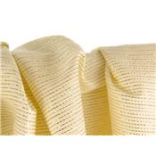 Coupon Coton Rayures Lurex Doré 70 cm x 152 cm