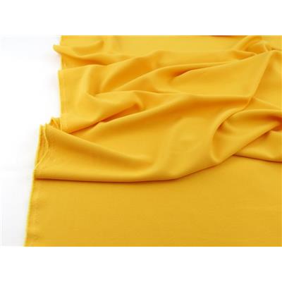 Tissu Crepe PORTO Jaune Bouton d'Or