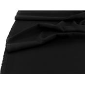 Tissu Crepe Satin Lourd Noir