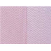 Tissu Jacquard Rose Motifs Losanges