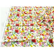 Tissu Jersey FUJI Fleurs & Abeilles