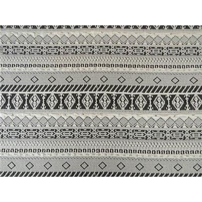Tissu Maille Coupée - Cousu Structuré Motif Ethnique