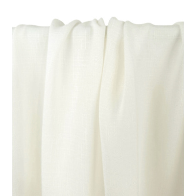 Tissu Voile de Viscose Jacquard Effet Lin