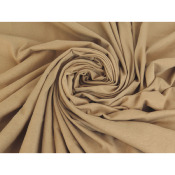 Tissu Maille Jersey 100 % Coton Beige