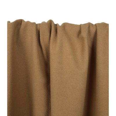 Tissu Lainage Léger Mélange Laine Camel