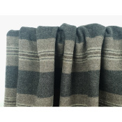 Tissu Lainage Mlange Laine POOLE Gris / Beige