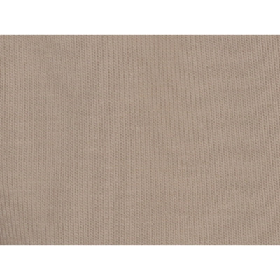 Tissu Maille Bord Cote Taupe