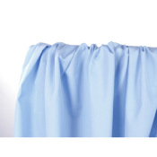 Tissu Popeline 100 % Coton Bleu Ciel 