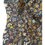 Tissu Satin de Coton Boho Graphics
