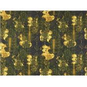 Tissu Crepe LONDRES Python Brun