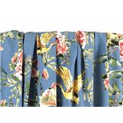 Coupon Crepe Viscose Grue Japonisante 50 cm x 150 cm