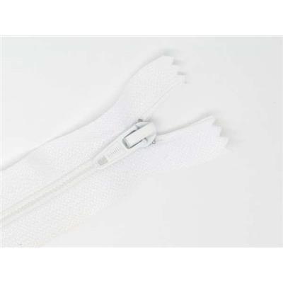 Zip Blanche 18 cm