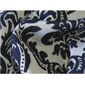 Tissu Jacquard Motif Damassé / Lurex