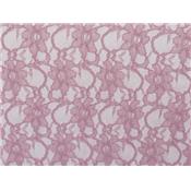 Tissu Dentelle Viscose / Polyester Bois de Rose