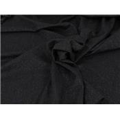 Coupon Lainage Léger Noir / Lurex Argent 50 cm x 140 cm