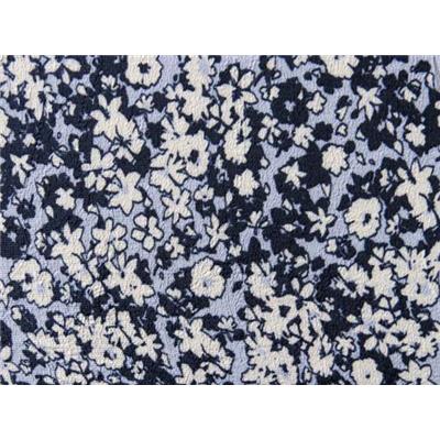 Tissu Crepe Polyester Imprimé Fleurs "Liberty