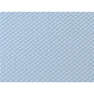 Tissu Jacquard Losange Aspect Broderie Bleu Ciel