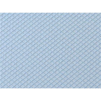 Tissu Jacquard Losange Aspect Broderie Bleu Ciel