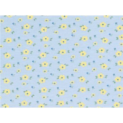 Tissu Jersey Coton / Elasthanne Bouton de Fleur