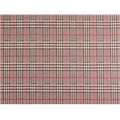 Tissu Maille Milano Prince de Galles Carmin