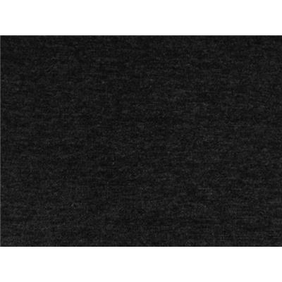 Tissu Molleton Gratté Anthracite Chiné