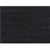 Tissu Molleton Gratté Anthracite Flammé Noir