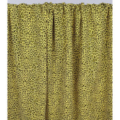 Tissu Coton Lavé LEO Jaune