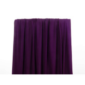 Tissu Crepe 100 % Viscose Violet Foncé