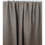 Coupon Lainage Léger 100 % Laine Chiné Choco / Beige 50 cm x 156 cm