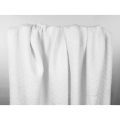 Tissu Maille Matelassé Diamond Blanc
